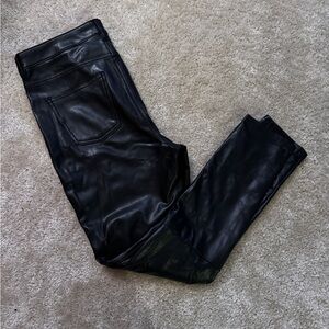 7 For All Mankind Leather Pants